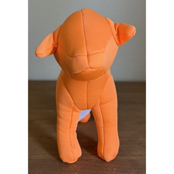 Victoria's‎ Secret Pink Mini Plush Dog Logo Stuffed Collectible 1986 Orange 2012 - Picture 3 of 12